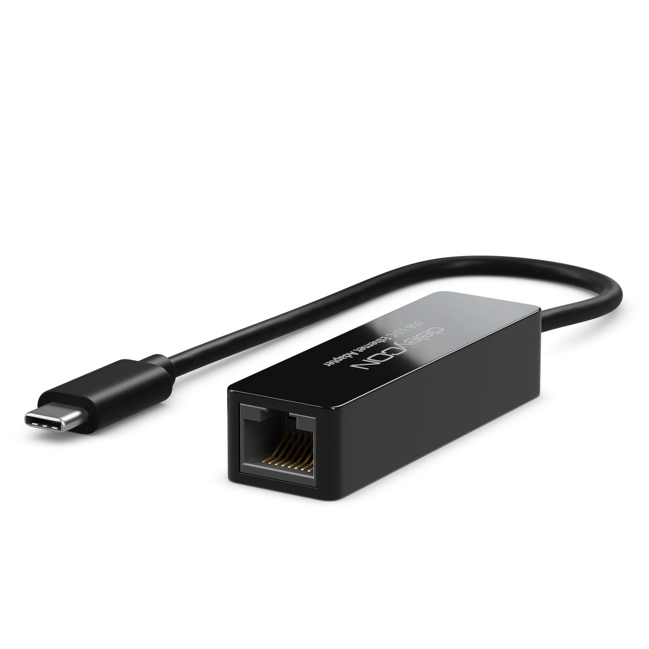 USB-C Gigabit Netzwerk Adapter - 0.20m - schwarz