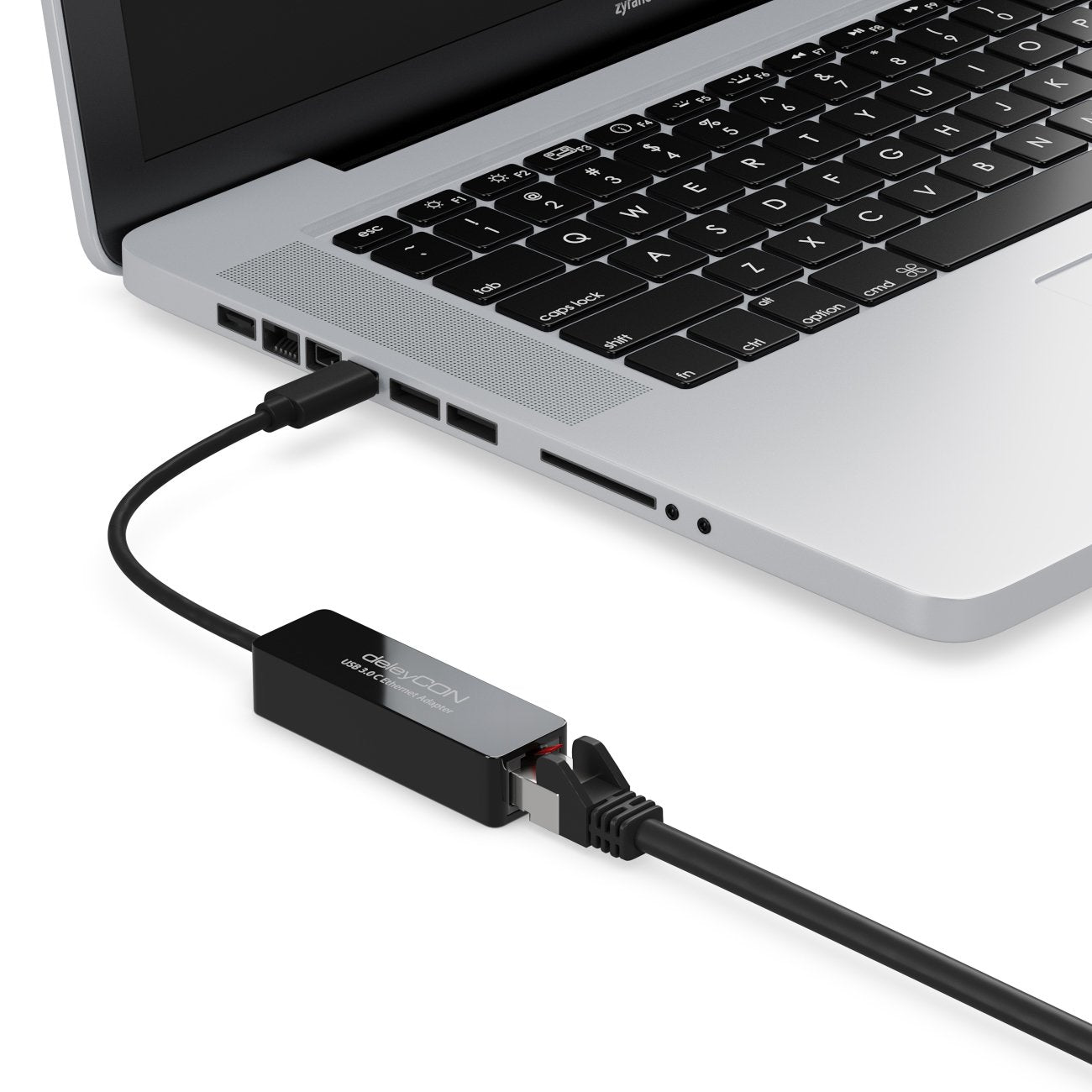 USB-C Gigabit Netzwerk Adapter - 0.20m - schwarz