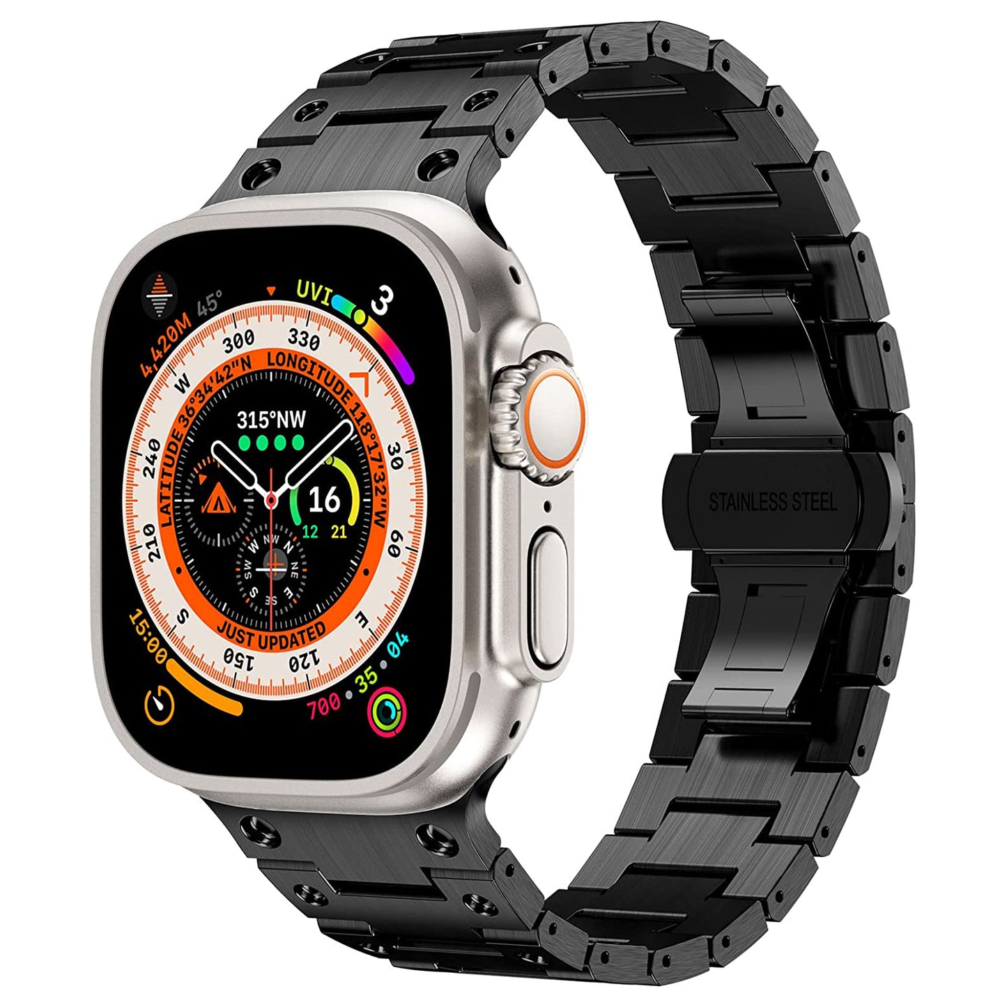 arktisband Apple Watch Edelstahlarmband INVICTUS