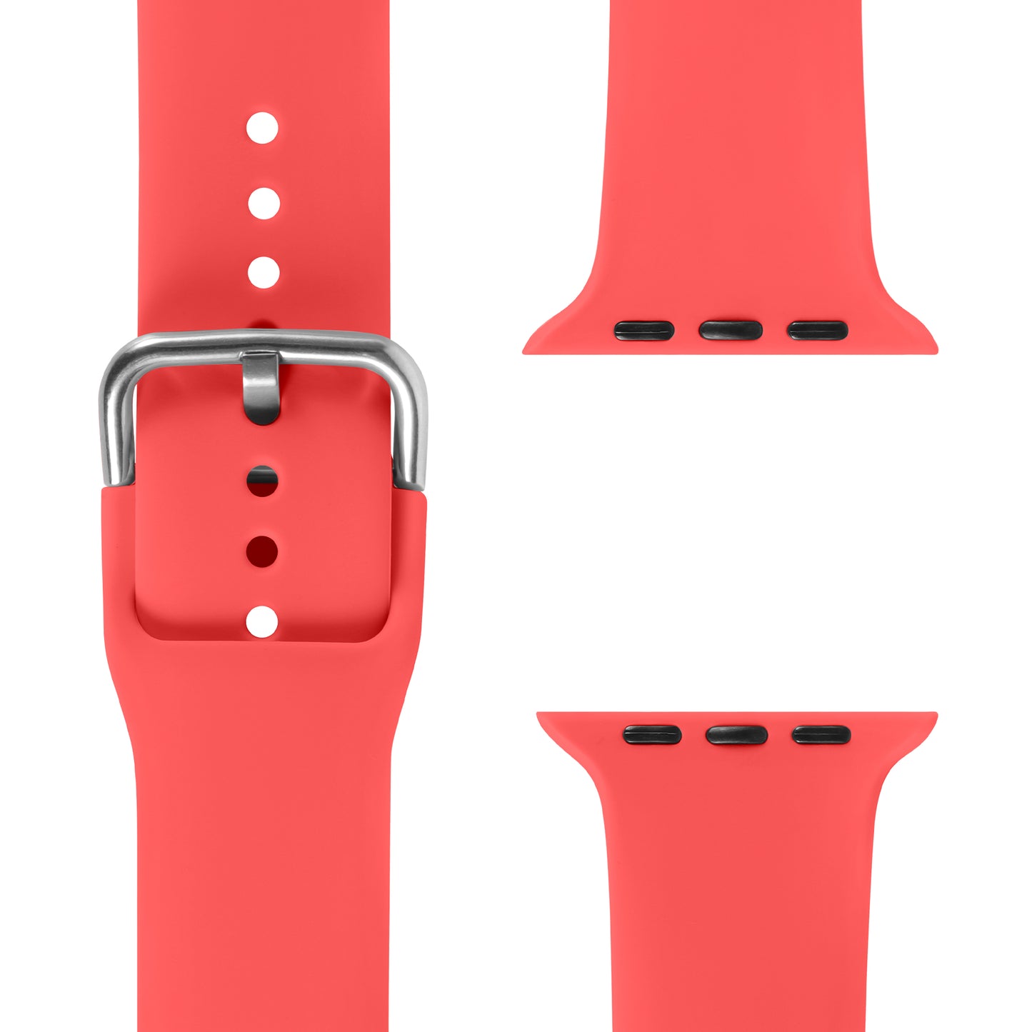 Das arktisband Apple Watch Silikonarmband „Aqua“ überzeugt mit sportlichem Design, Metallschließe, Einstelllöchern und Apple Watch kompatiblen Anschlüssen – ideal für Smartwatches oder Fitness Tracker.