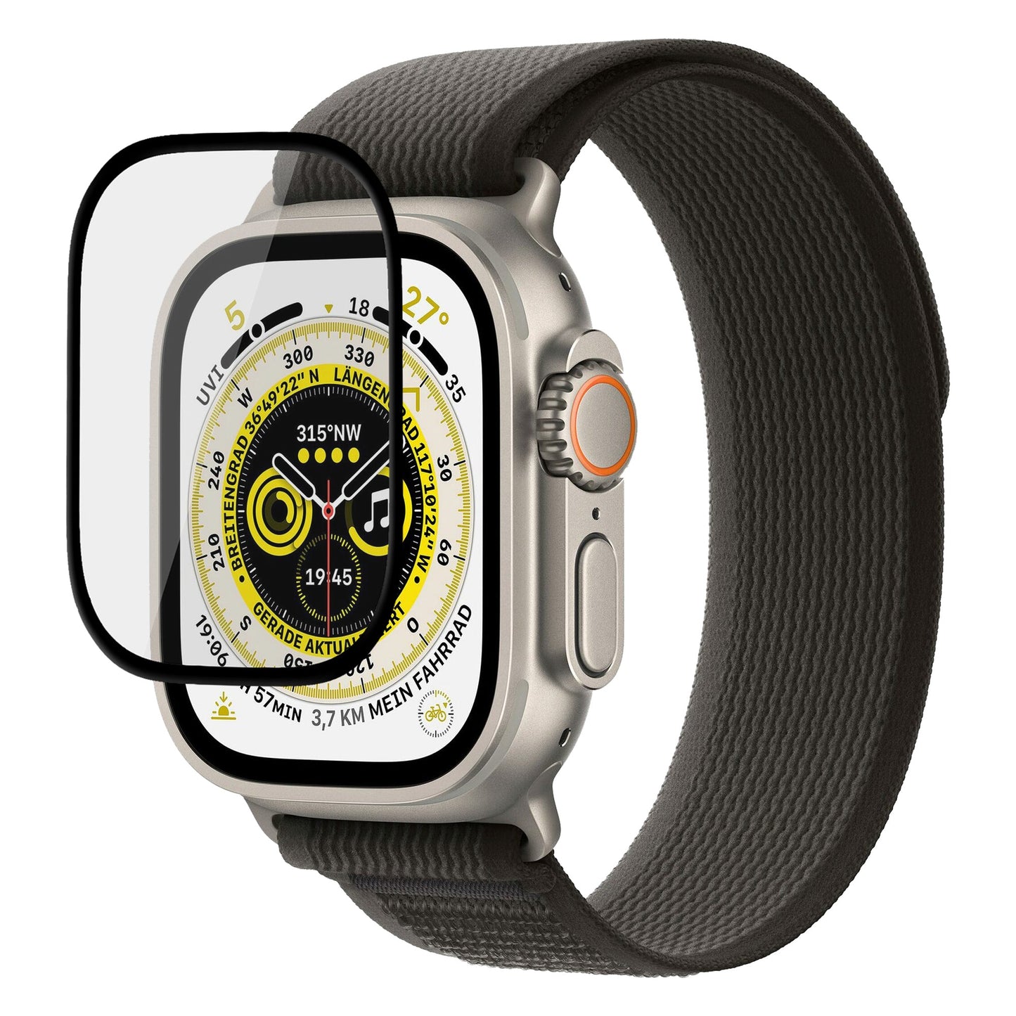 arktis Apple Watch Schutzfolie HYBRID 3D