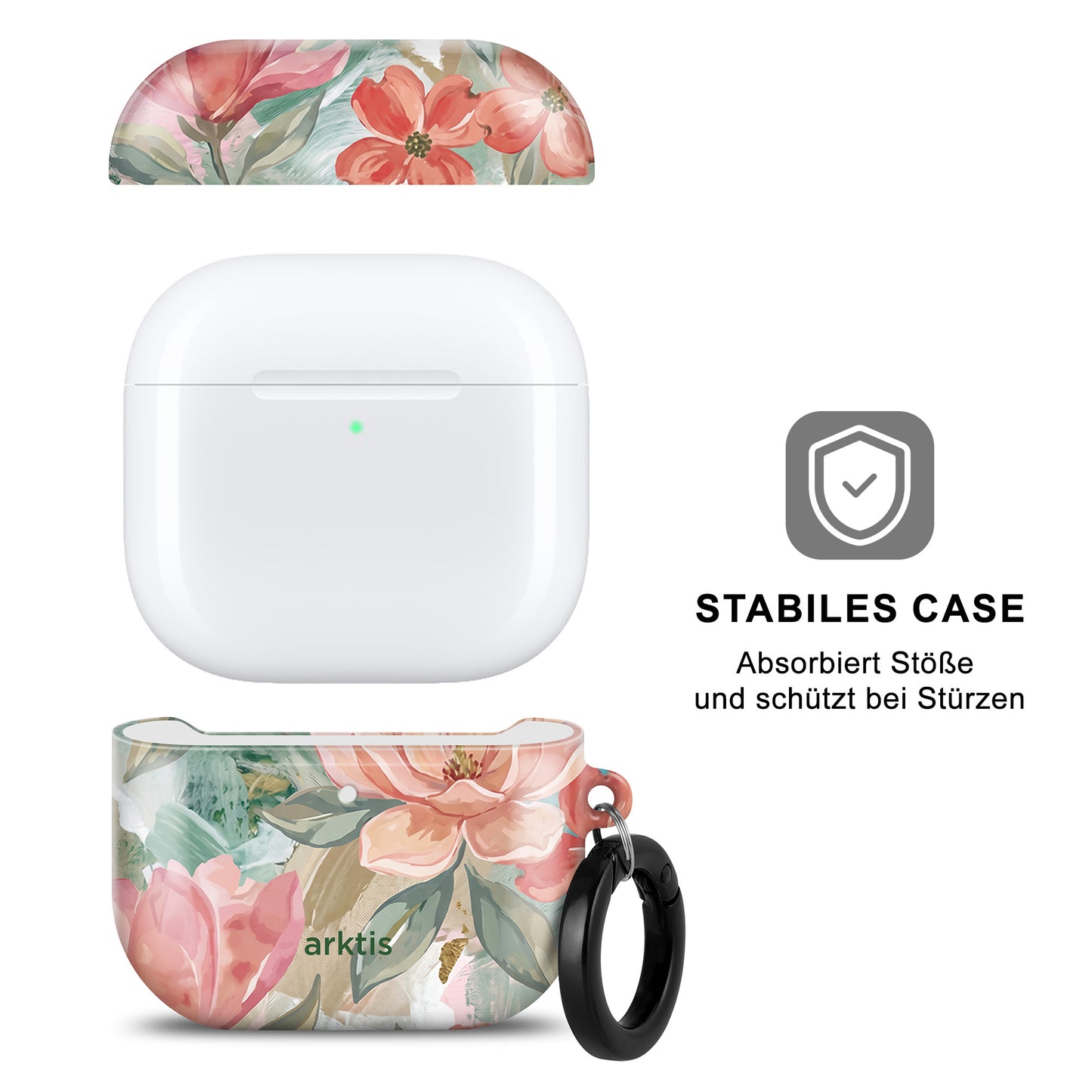arktis AirPods 5 Hülle - Pastel Flowers
