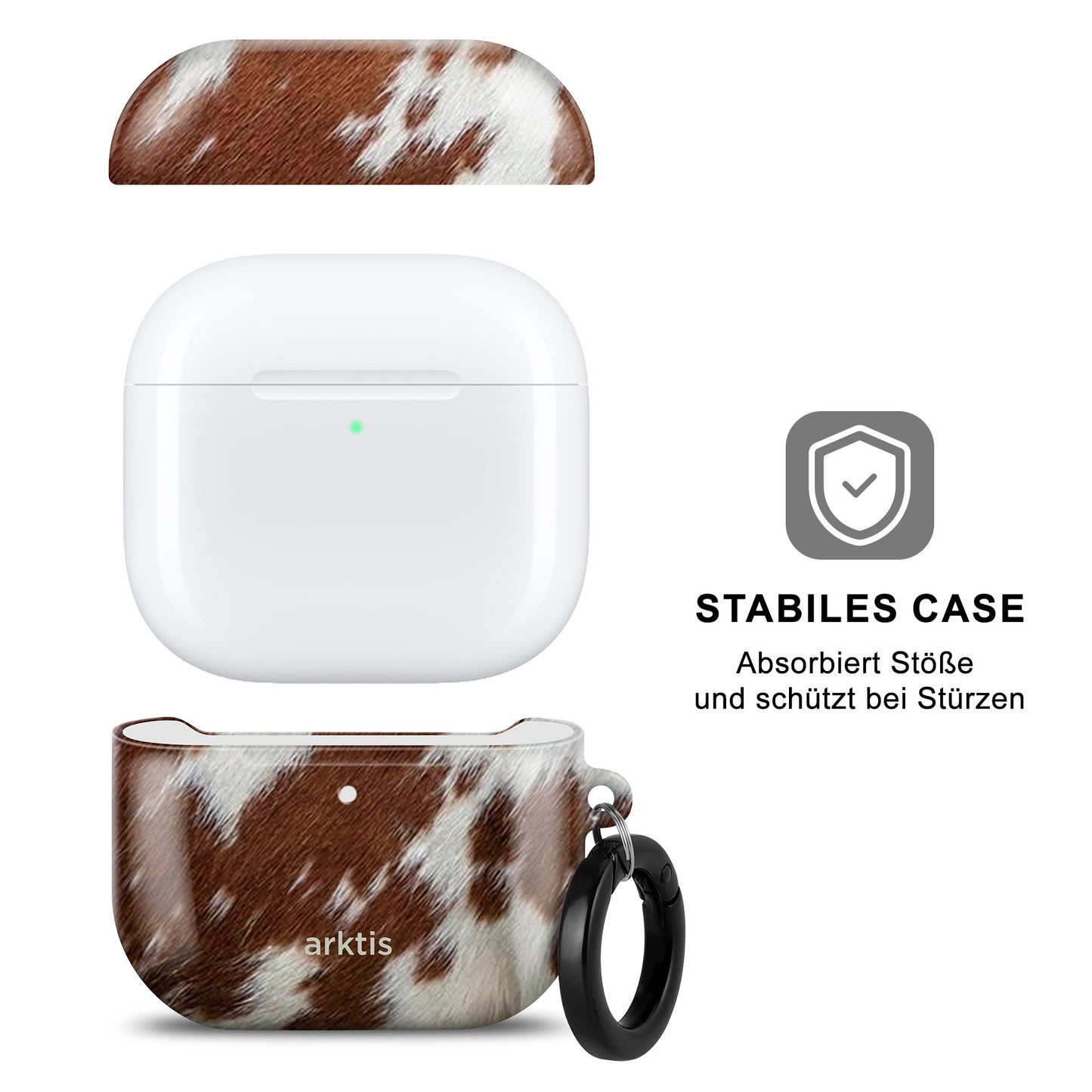 arktis AirPods 4 Hülle - Cow