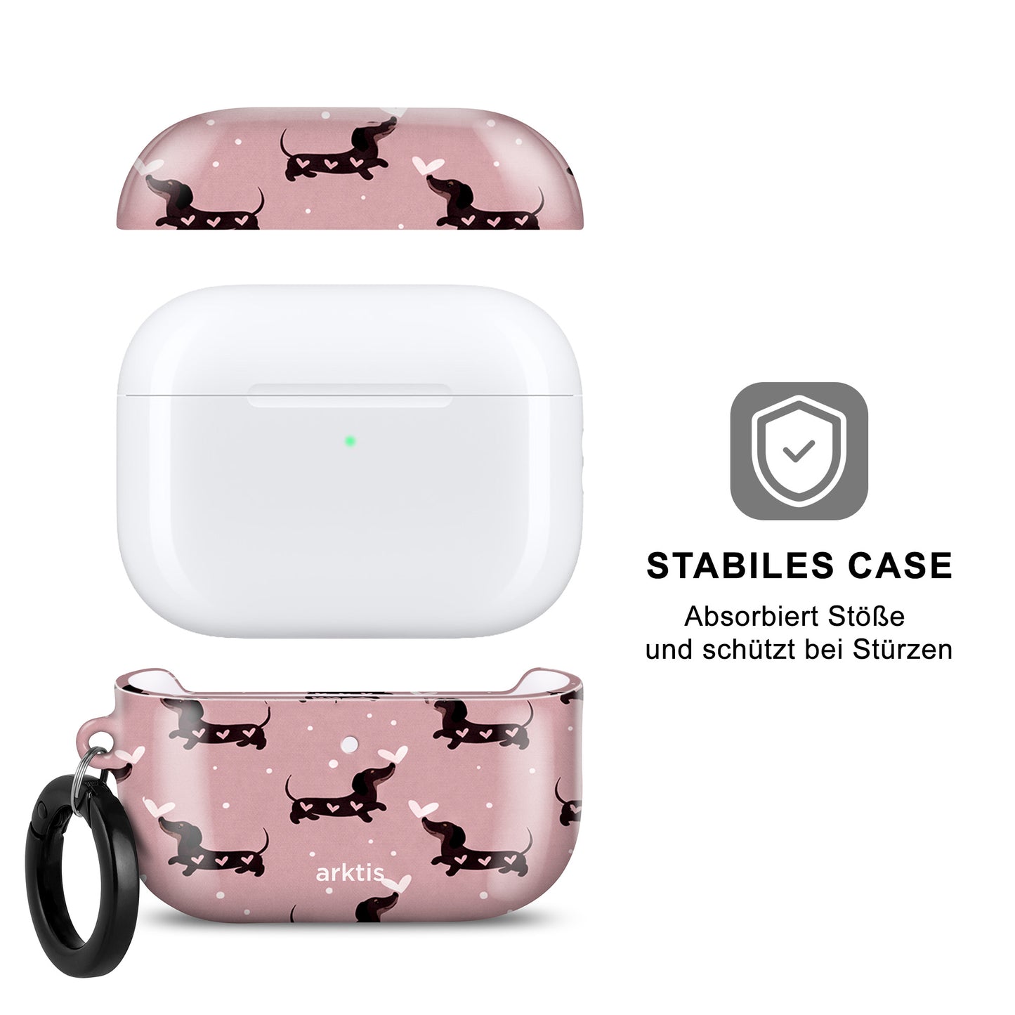 arktis AirPods Pro 3 Hülle - Dackel Love