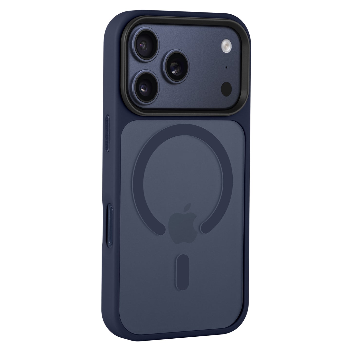 Die Arktis arktis iPhone 17 Pro Solid Case mit MagSafe ist eine marineblaue, matte Tasche von Arktis, die für das iPhone 17 Pro mit drei Kameraobjektiven und MagSafe-Kompatibilität entwickelt wurde.