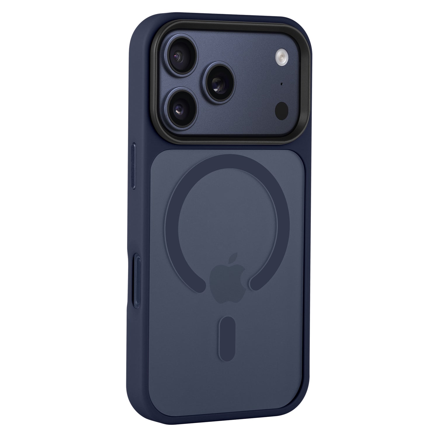 Die Arktis arktis iPhone 17 Pro Solid Case mit MagSafe ist eine marineblaue, matte Tasche von Arktis, die für das iPhone 17 Pro mit drei Kameraobjektiven und MagSafe-Kompatibilität entwickelt wurde.