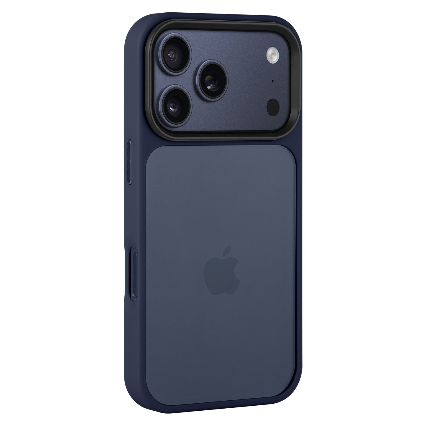 Das Arktis arktis iPhone 17 Pro Solid Case in Marineblau bietet MagSafe-Unterstützung, ein mattes Finish, eine erhöhte Kameraabdeckung und ein Apple-Logo für verbesserten Schutz und Stil.