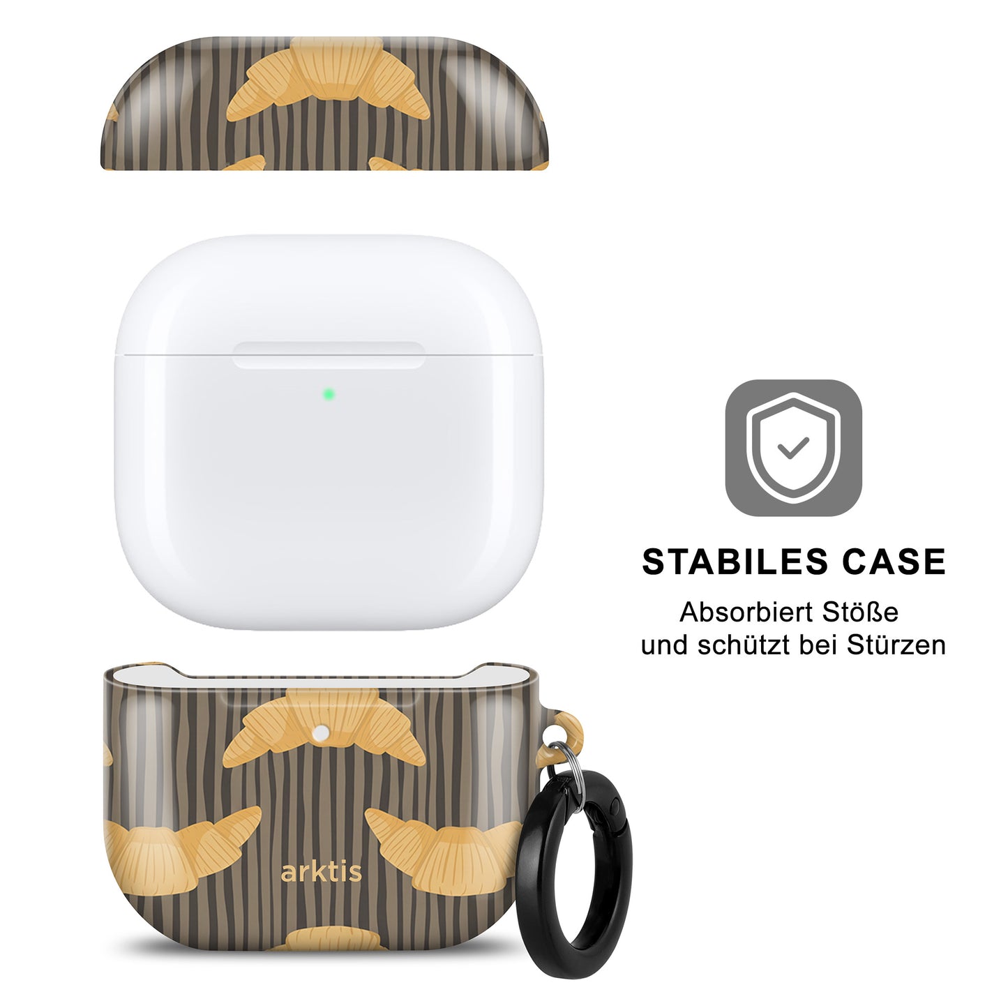 arktis AirPods 4 Hülle - French Breakfast