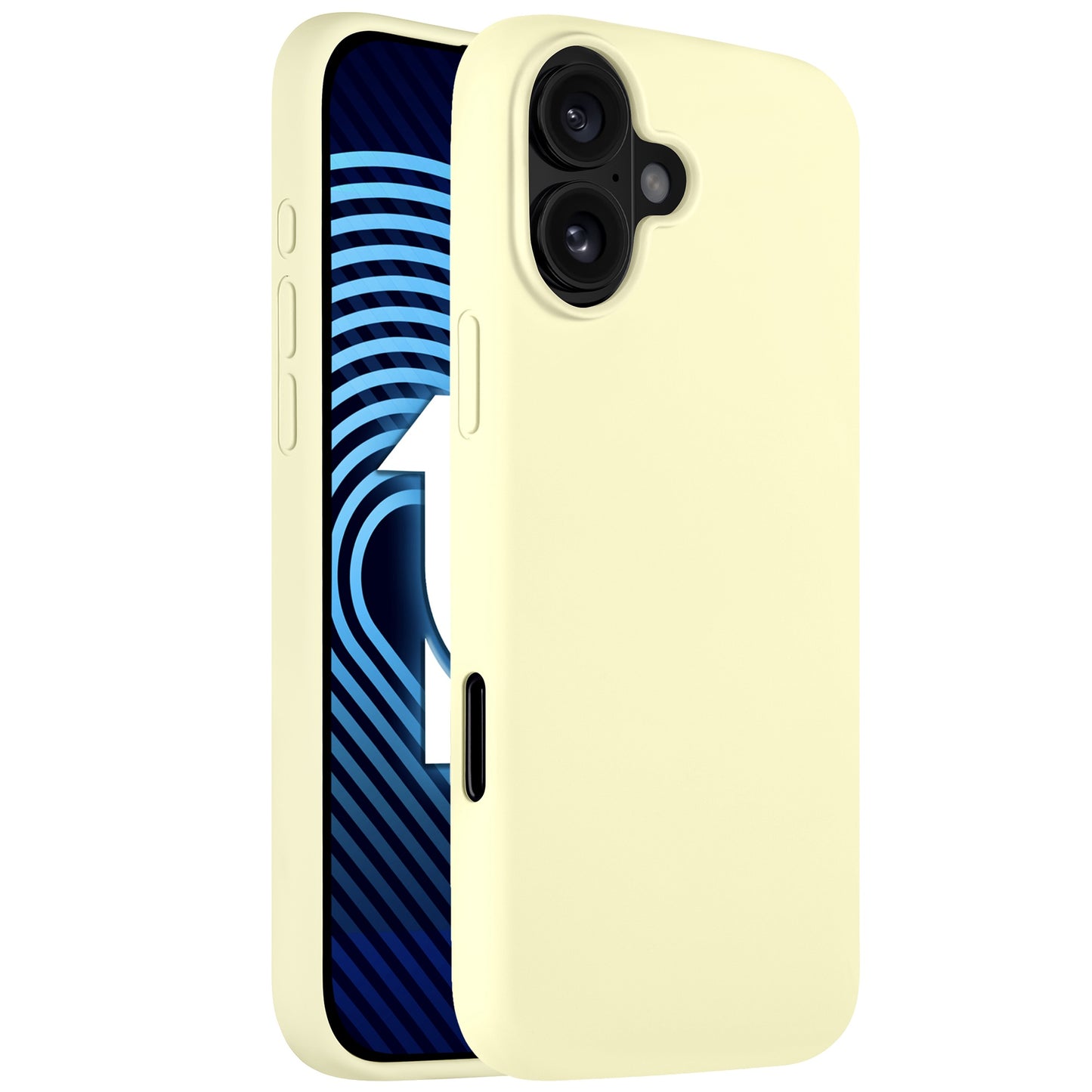 Die arktis iPhone Air Silikonhülle in Creme bringt Ihre Kameralinsen und den blauen Grafikbildschirm zur Geltung, unterstützt kabelloses Laden und ist die perfekte stylische Hülle für Ihr iPhone 17 Air.
