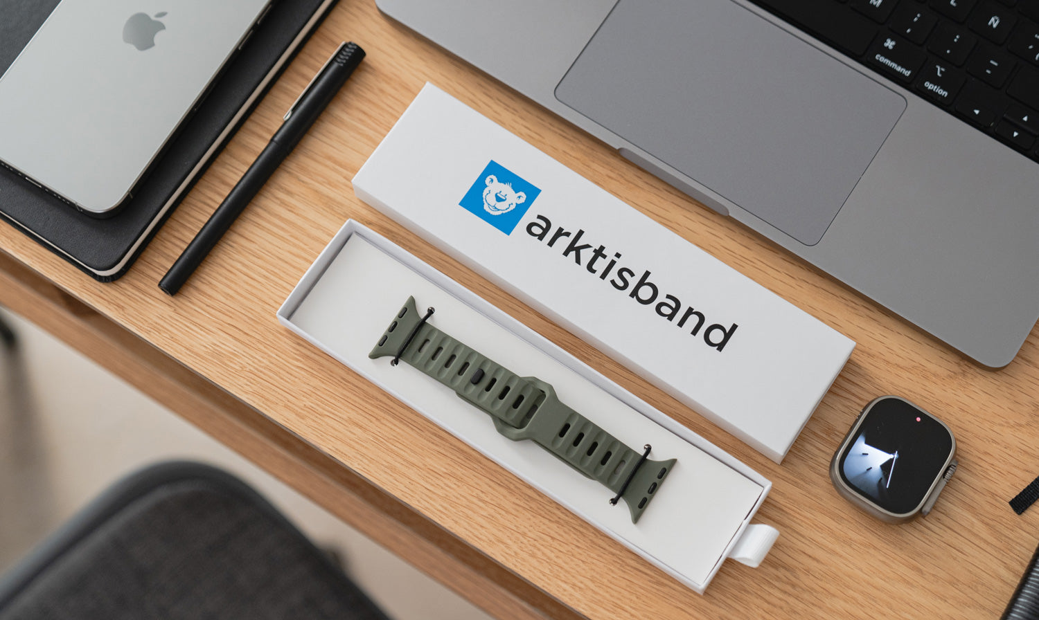 Apple Watch Armband Silikon Arktisband