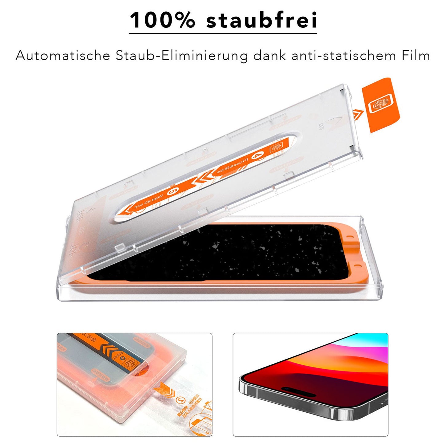 arktis 2er Set iPhone 15 Plus REVOLUTION Glas-Displayschutz