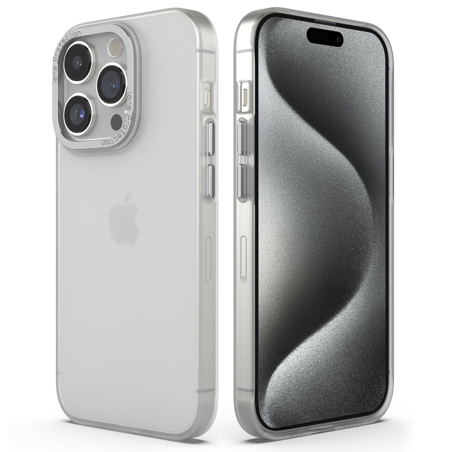 Die MR PROTECT iPhone 15 Pro Max FROZEN-Hülle besteht aus strapazierfähigem Polycarbonat und hat eine durchscheinende Optik. Sie bietet zuverlässigen Schutz für Ihr Gerät und präsentiert gleichzeitig Vorder- und Rückseite.