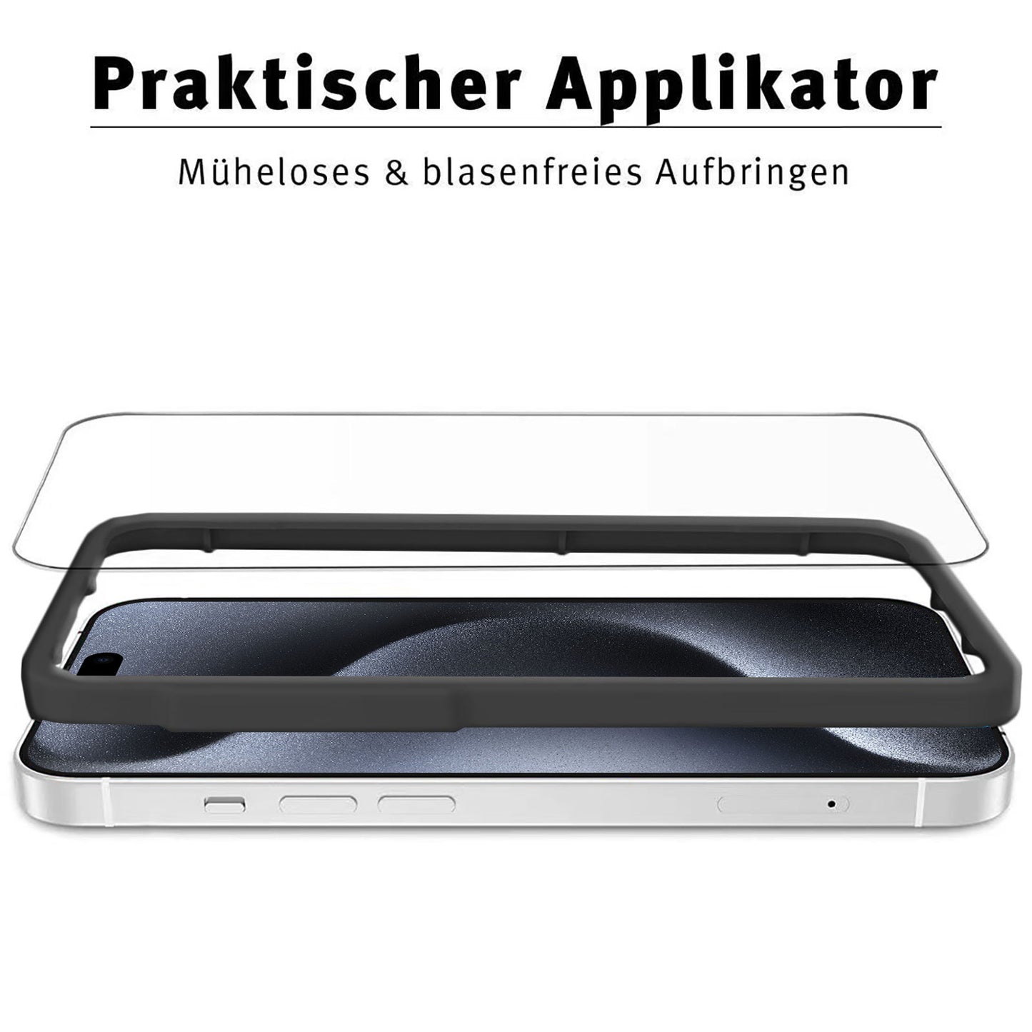 ArktisPRO iPhone 15 Pro Displayschutz GLAS - 3er Set