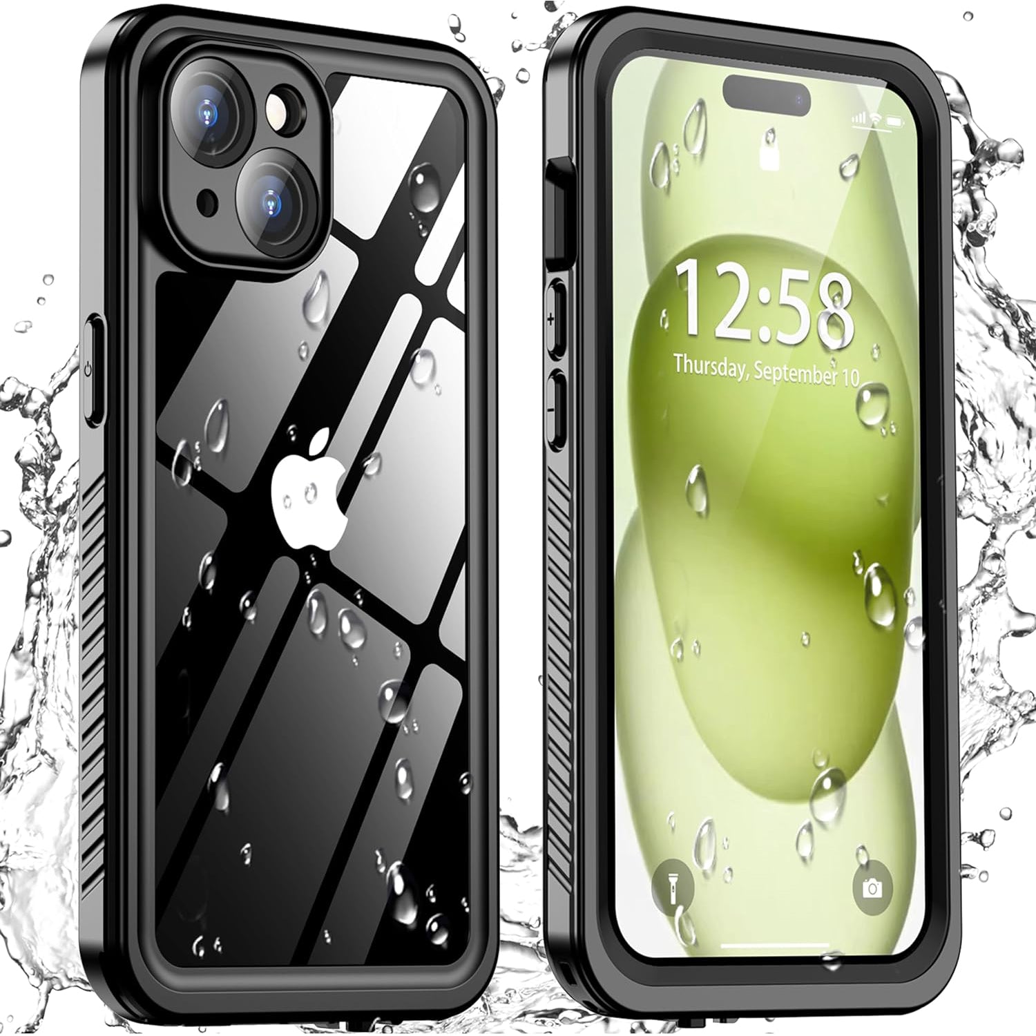 Das ArktisPRO iPhone 15 Plus Wasserdichtes Actioncase schützt dein Handy zuverlässig vor Wasser, Staub und Stößen – perfekt für Outdoor-Abenteuer.