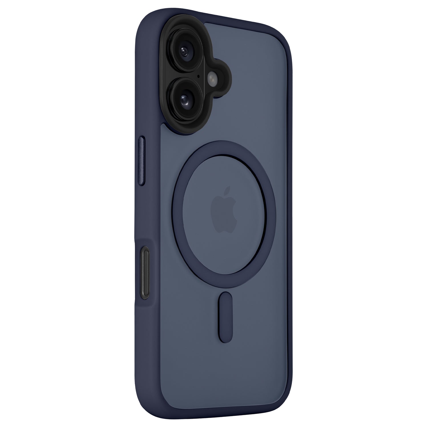 Das Arktis iPhone 16 Plus Solid Case von Arktis ist eine blaue, stoßabsorbierende TPU-Silikon-Hülle im minimalistischen Matt-Look mit MagSafe-Ring, Apple-Logo und passgenauem Kameraausschnitt.