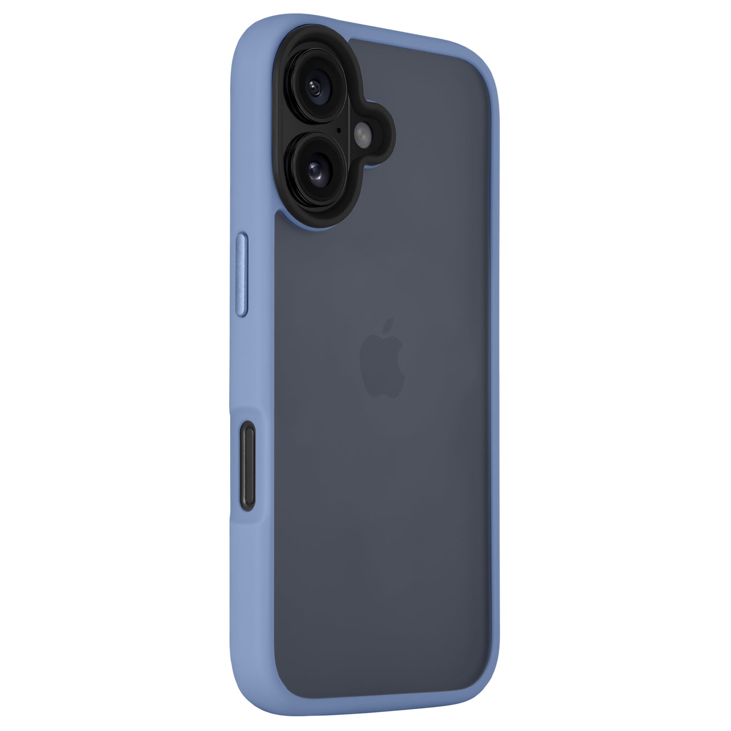 Das Arktis iPhone 16 Solid Case von Arktis verfügt über eine klare Rückseite mit minimalistischem Matt-Look, zeigt das Apple-Logo und die Kameraaussparung und besteht aus stoßdämpfendem TPU-Silikon für zusätzlichen Schutz.
