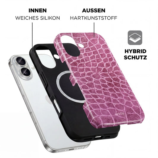 arktis iPhone 17 Hülle - Pink Lizard