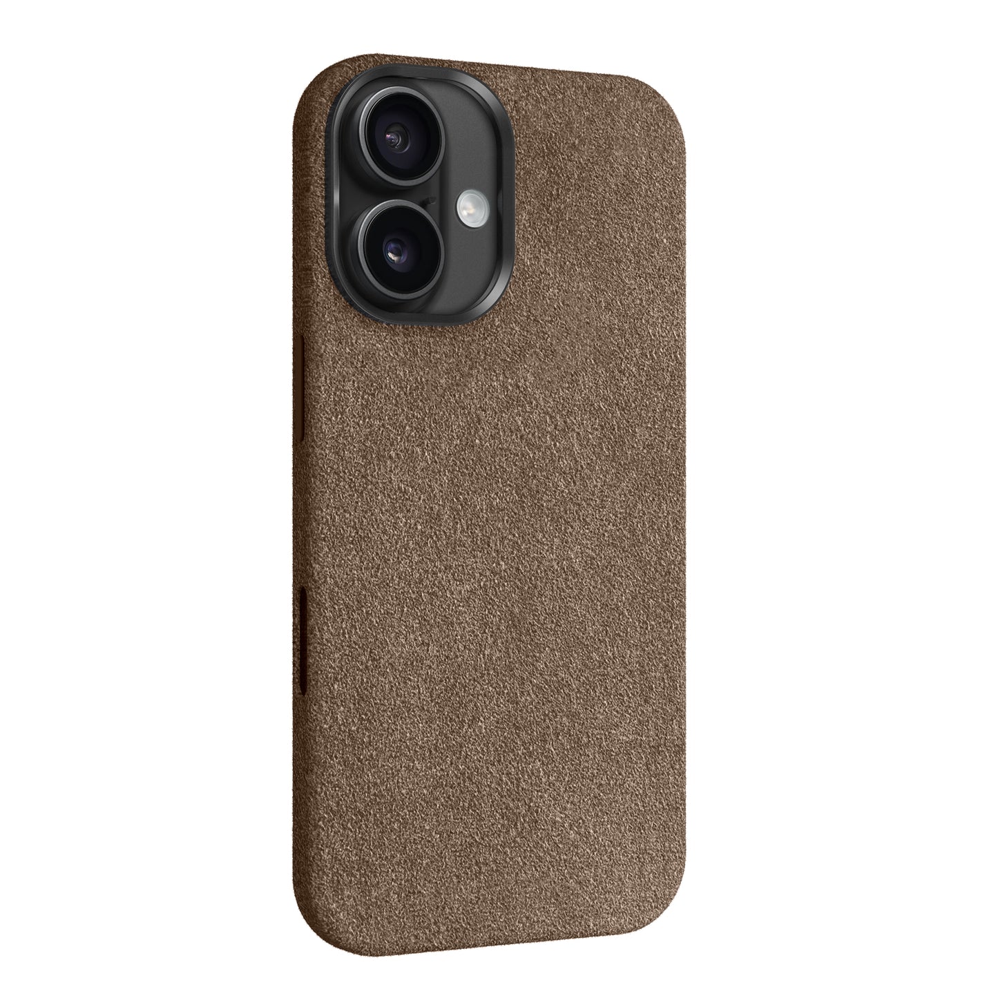 Die arktis iPhone Air Hülle aus Alcantara von arktis ist ein stilvolles Hardcase mit zwei Kameraausschnitten, das Ihrem iPhone hervorragenden Schutz und moderne Eleganz bietet.