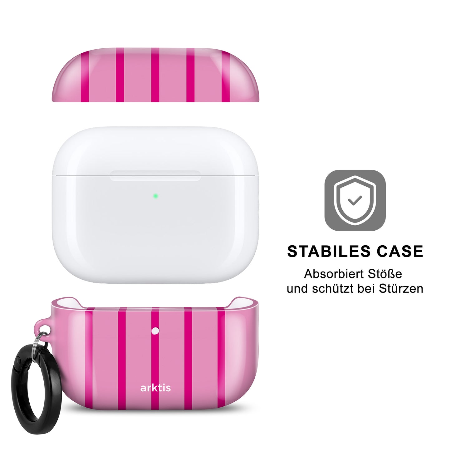 arktis AirPods Pro 3 Hülle - Lady Stripes