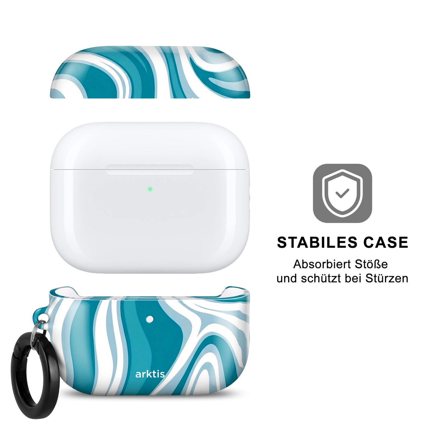 arktis AirPods Pro 3 Hülle - Blue Lagoon