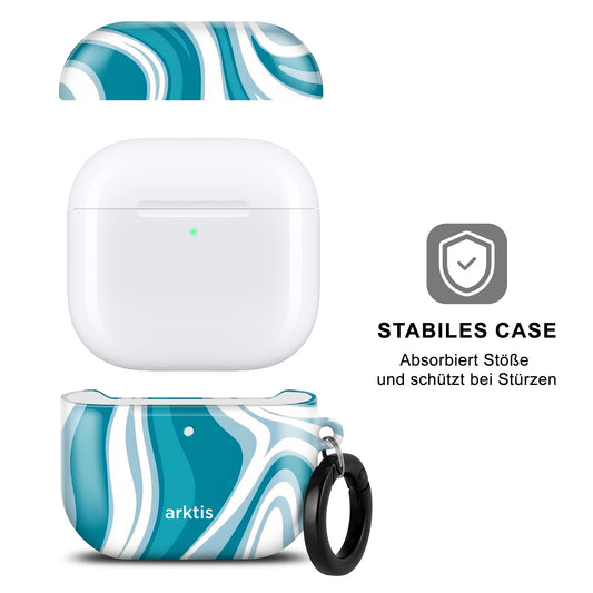 arktis AirPods 4 Hülle - Blue Lagoon