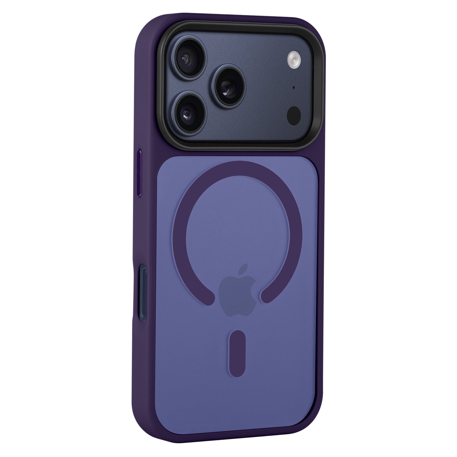 Arktis iPhone 17 Pro Solid Case mit MagSafe - matte, lila Silikonhülle von Arktis für das iPhone 17 Pro. Schützt zuverlässig, zeigt Kamera und Apple Logo auf der Rückseite, vollständig MagSafe-kompatibel.