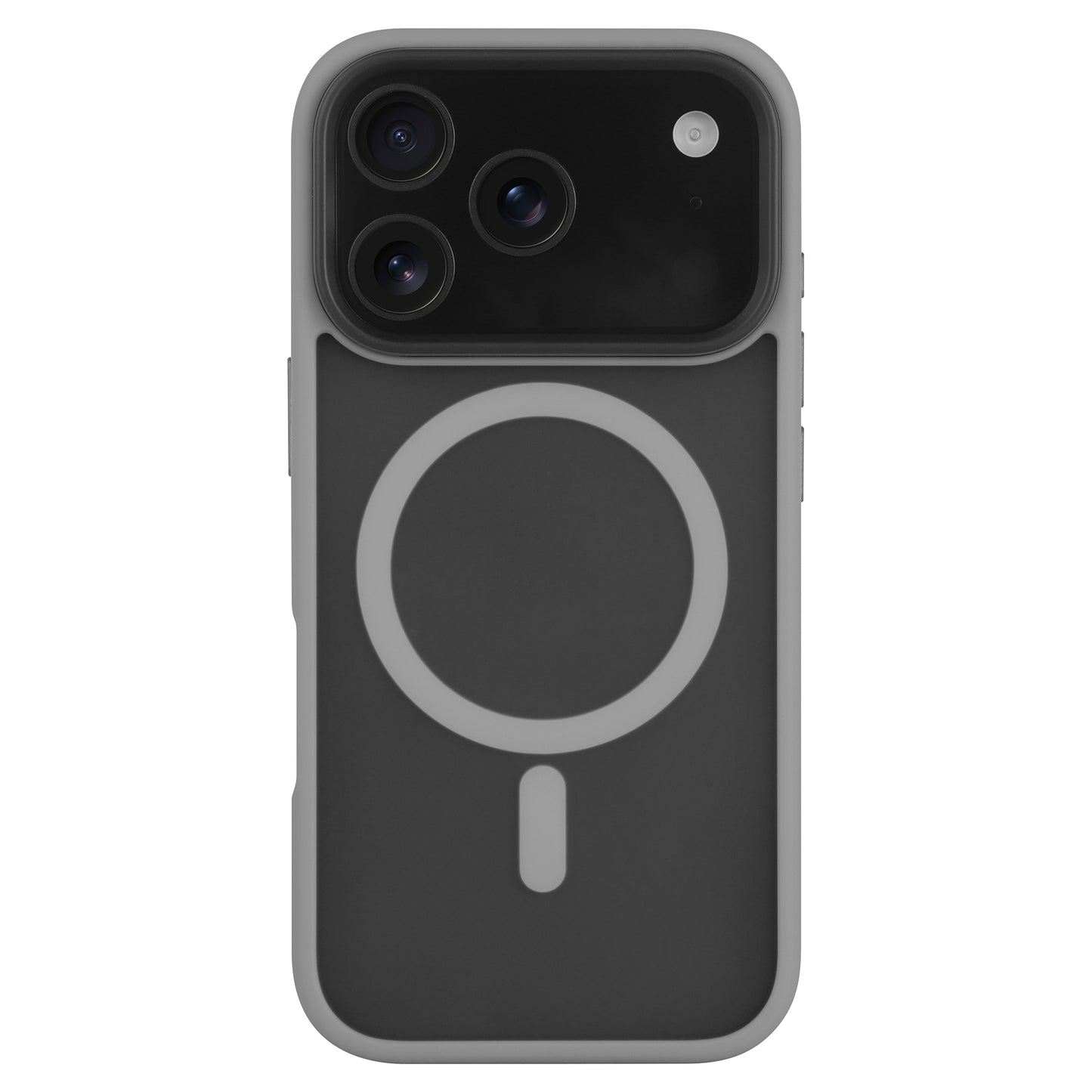 Das Arktis iPhone 17 Pro Max Solid Case von Arktis verfügt über ein mattes Design mit einem großen kreisförmigen MagSafe-Symbol auf der Rückseite und ist aus stoßabsorbierendem TPU-Silikon für optimalen Schutz gefertigt.