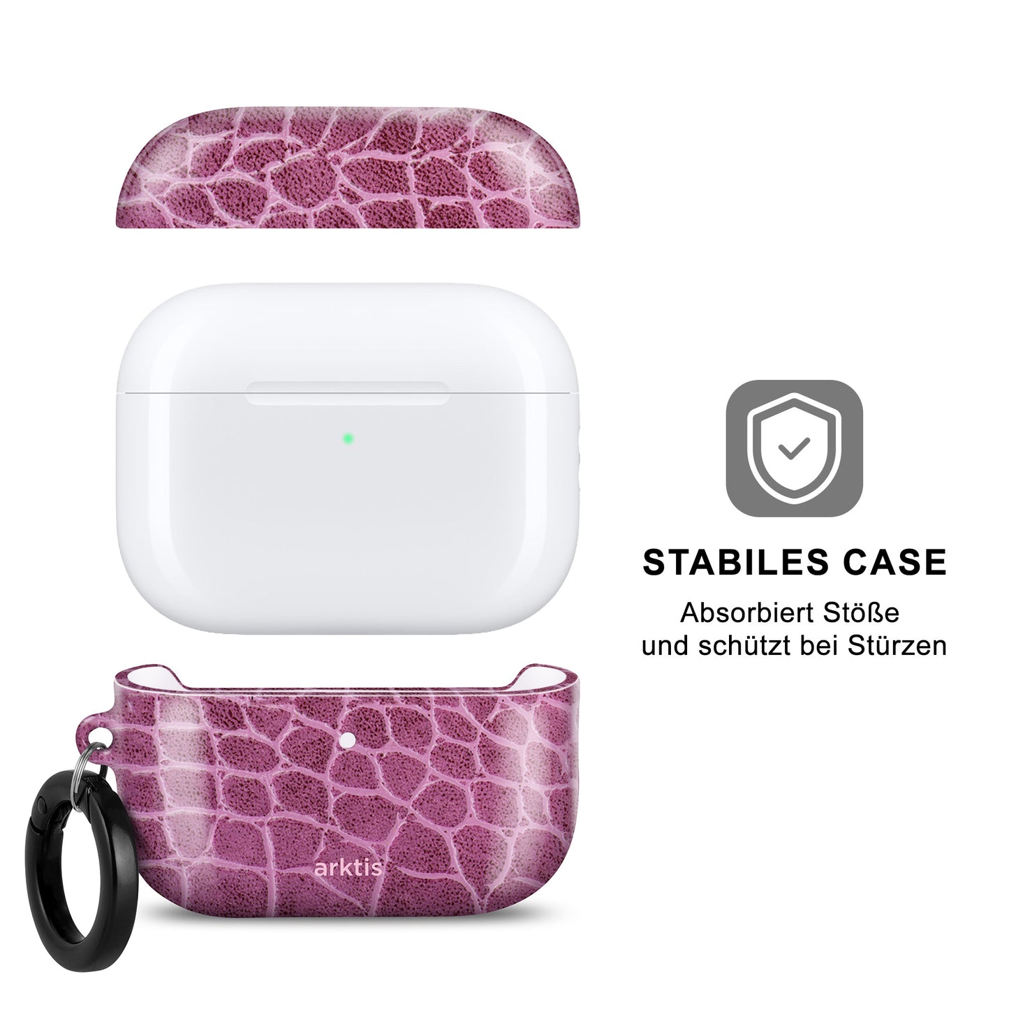 arktis AirPods Pro 3 Hülle - Pink Lizard