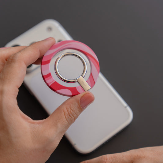 Magnetischer Ringhalter für MagSafe - Aura Pink