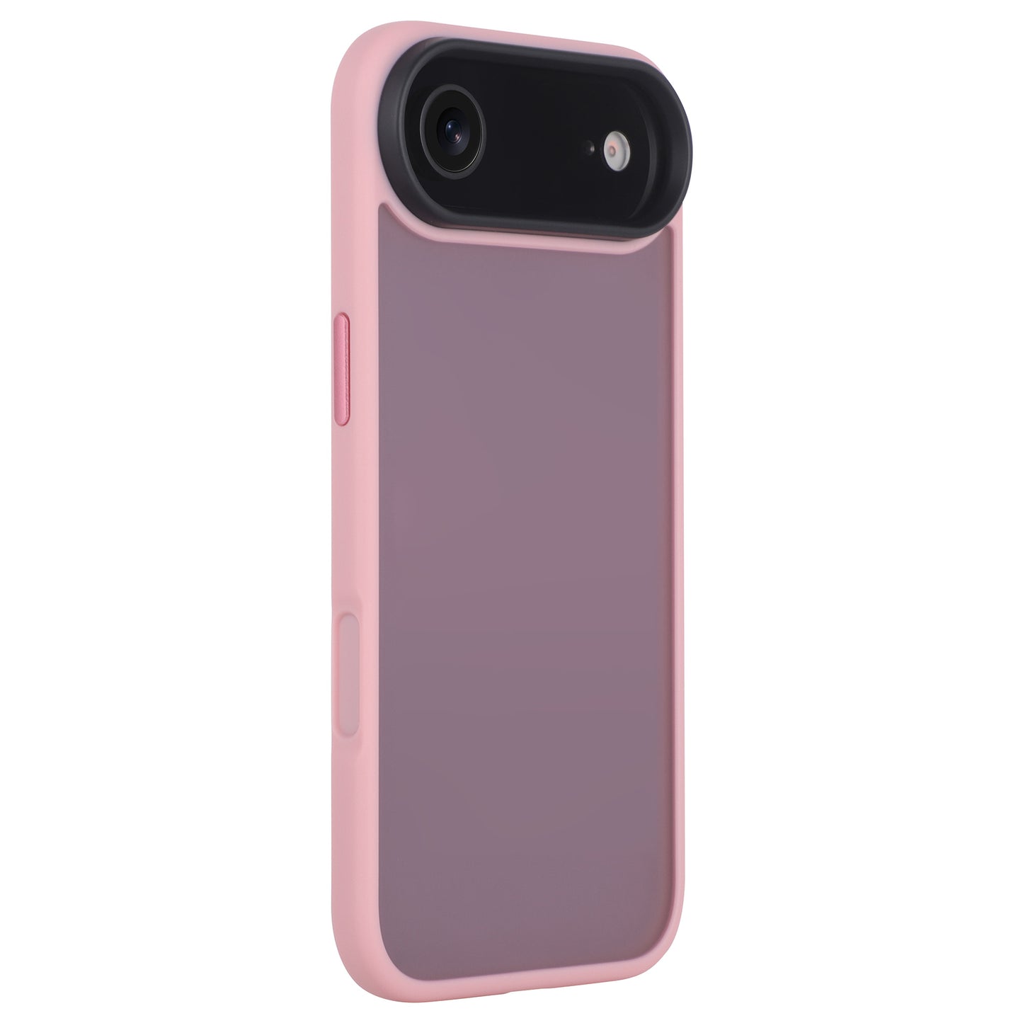 Arktis iPhone 17 Air Solid Case in Pink und Lila, von der Rückseite aus gesehen. Dieses Etui von Arktis kombiniert lebendigen Stil mit zuverlässigem, stoßabsorbierendem Schutz für Ihr iPhone 17.