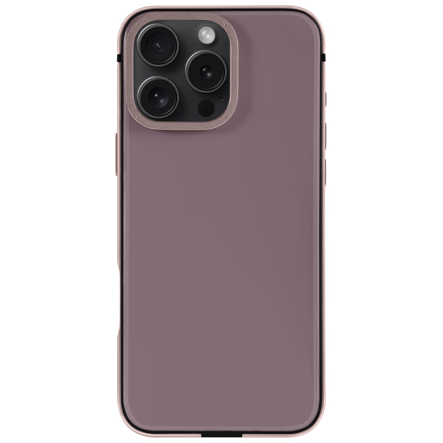 Das arktis iPhone 16 Pro Case Avantgarde von arktis ist ein malvenfarbenes Case mit Aluminiumrahmen, einer glatten, fingerabdruckabweisenden Rückplatte und passend für das iPhone 16 Pro mit drei Kameras.