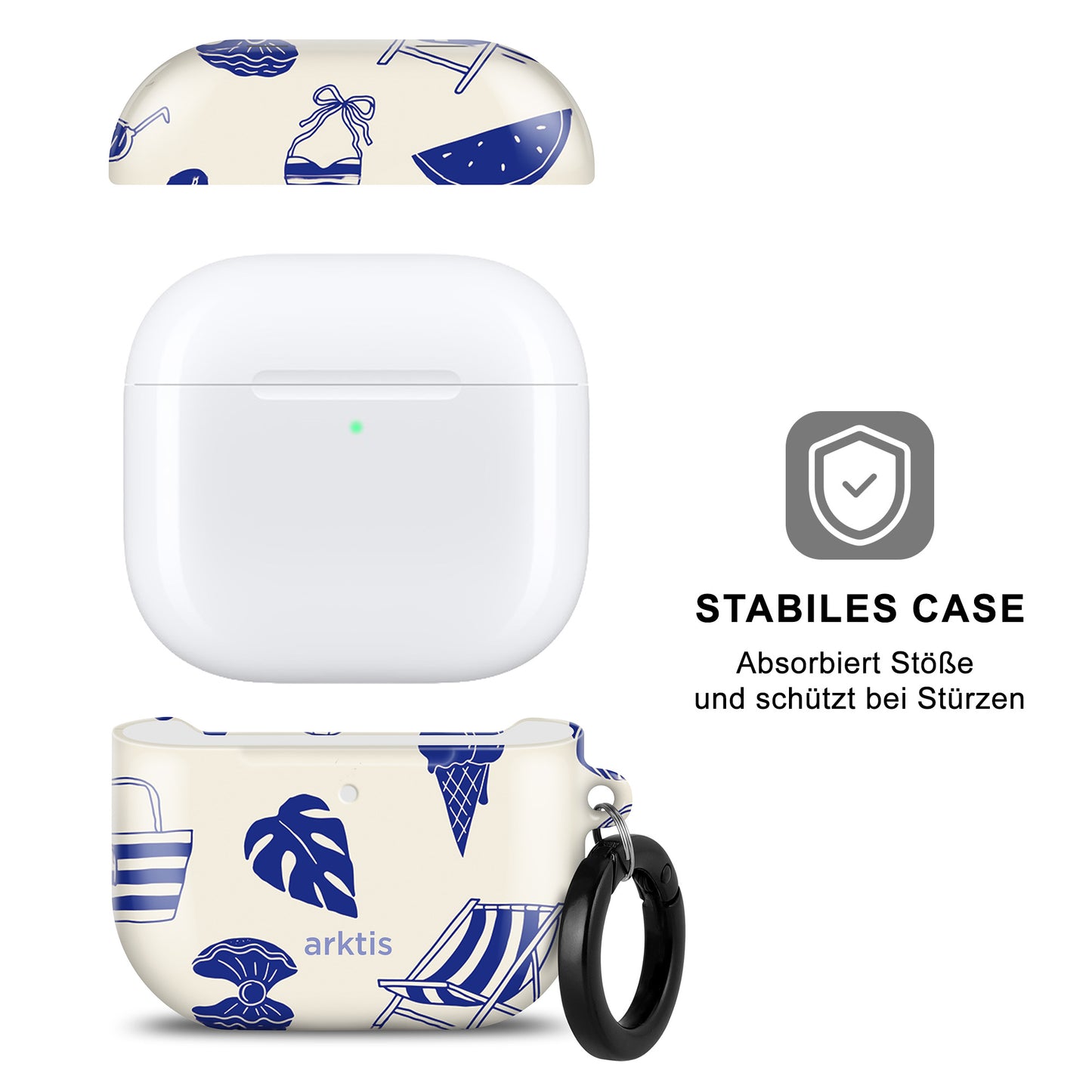 arktis AirPods 4 Hülle - Beach Style