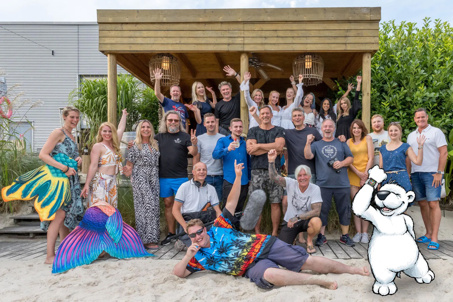 Das Team der Arktis.de GmbH auf einem Gruppenfoto.