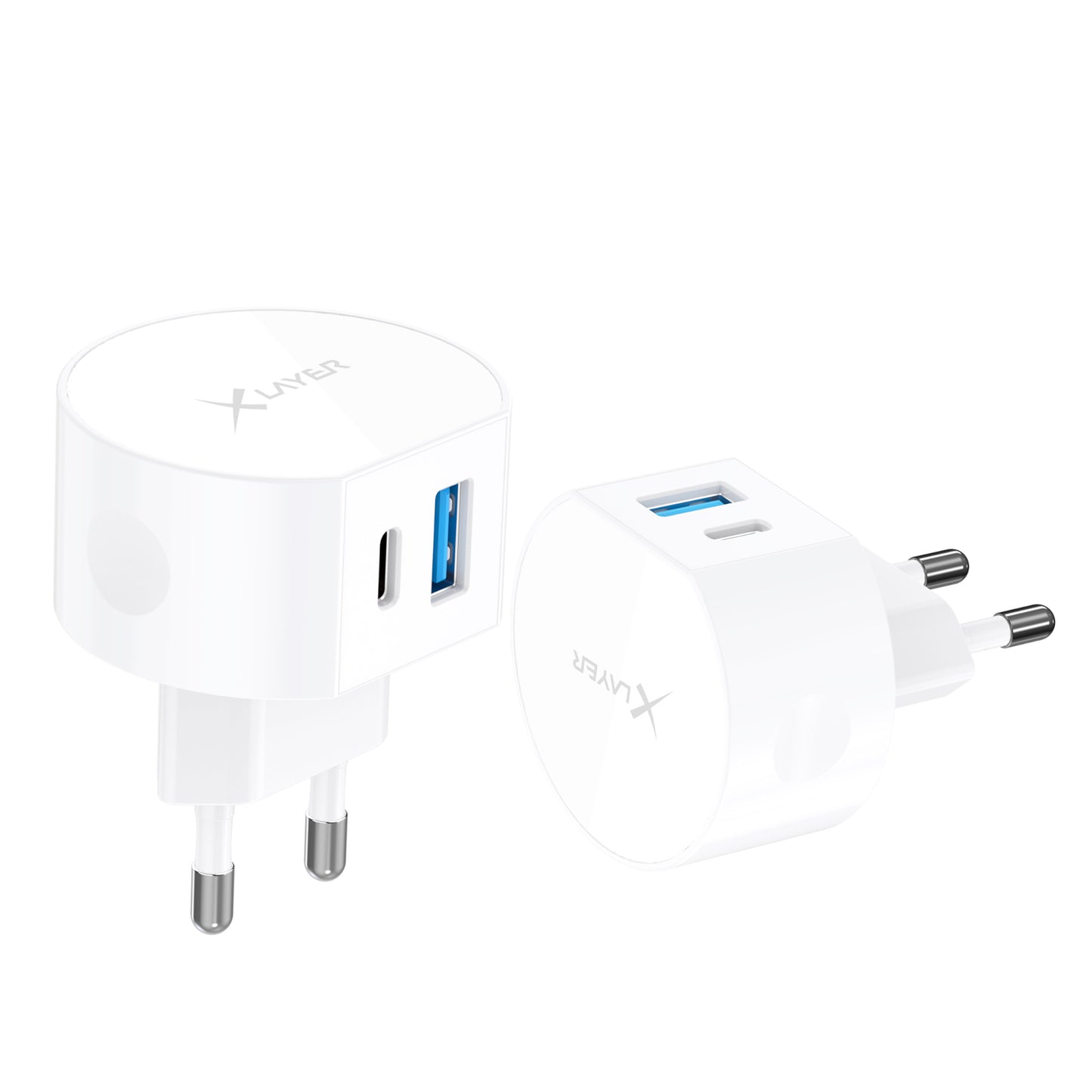 XLayer Dual USB-C und USB 3.0 20W Ladegerät