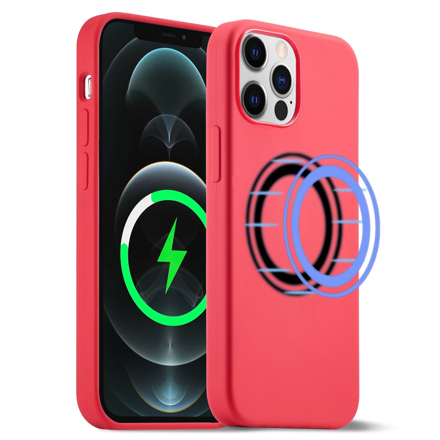 iCEO iPhone 13 Pro Max Silikon Case mit MagSafe