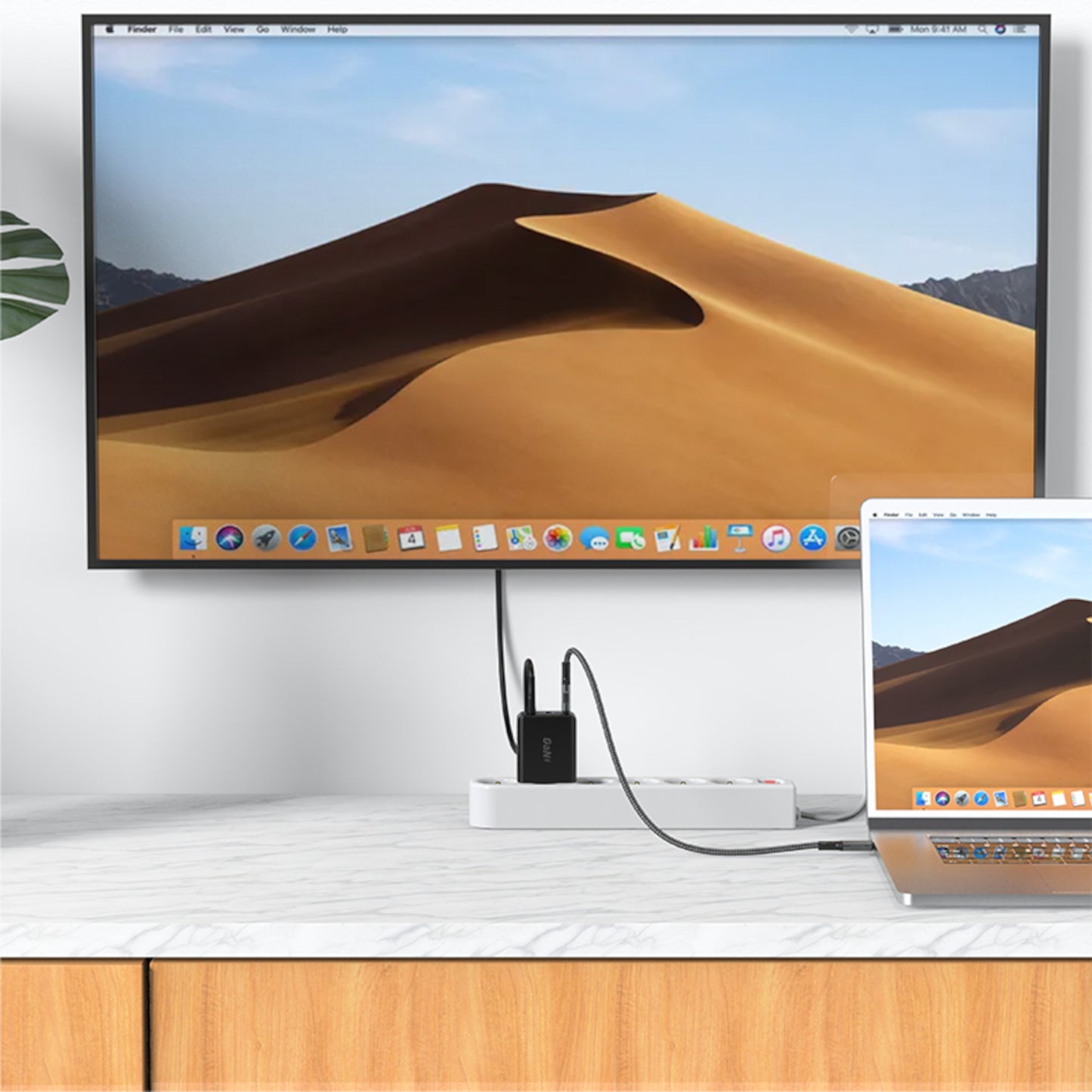 Acefast Powercharger 65W GaN + PD USB-C mit HDMI Port