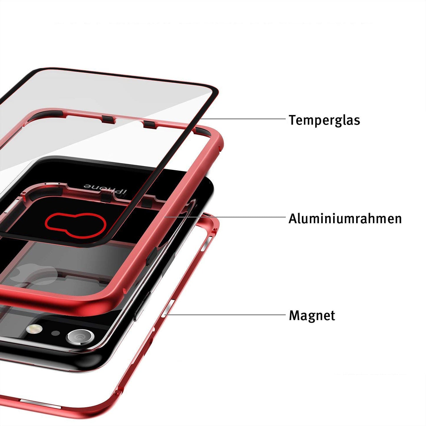 Aviato Magnetic Aluminum Case für iPhone 8 - 7