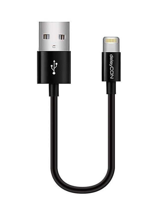 Lightning auf USB Kabel SLIM Apple MFI zertifiziert 0,15m