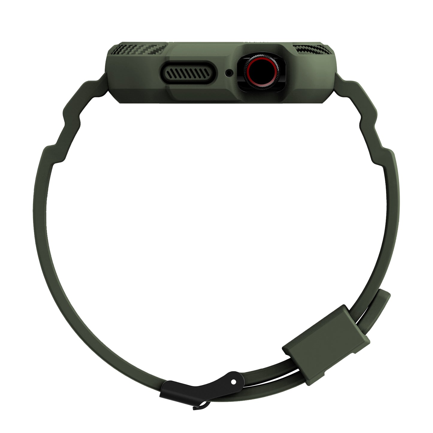 RUGGED CARBON Apple Watch Silikon Armband