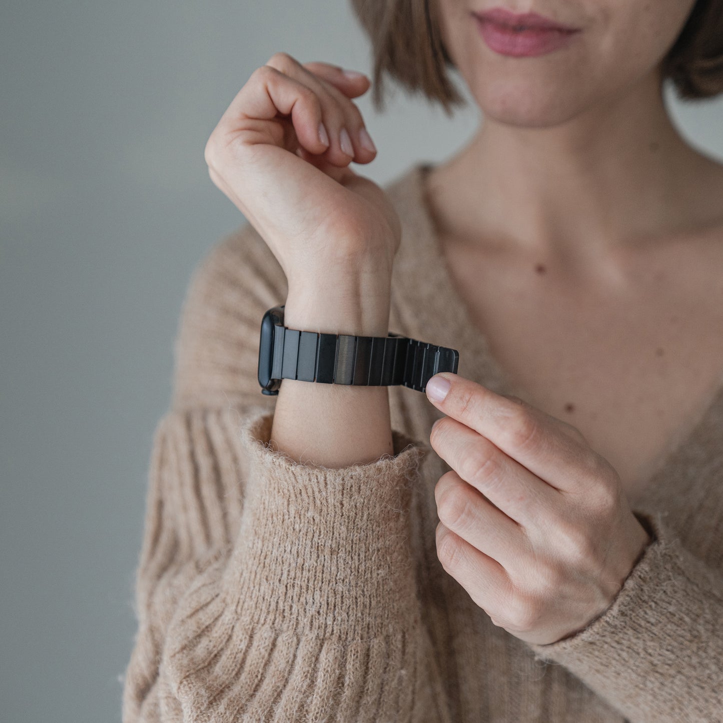 Aviato Apple Watch magnetisches Edelstahlarmband APOLLO