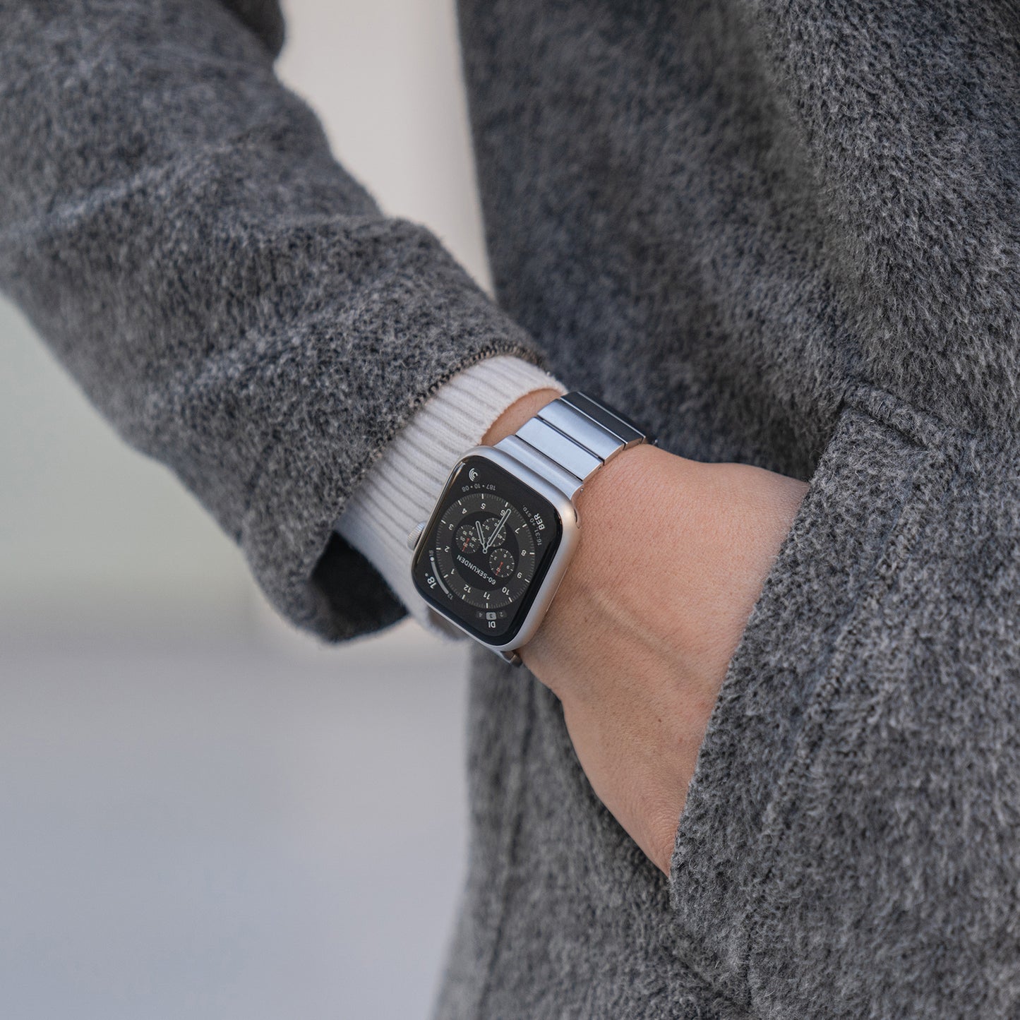 Aviato Apple Watch magnetisches Edelstahlarmband APOLLO