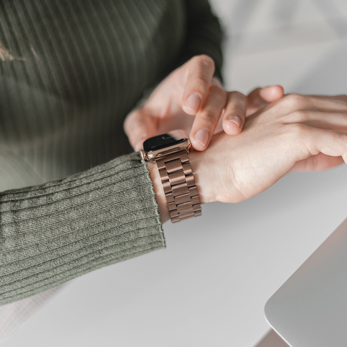Apple Watch PREMIUM Edelstahl Armband