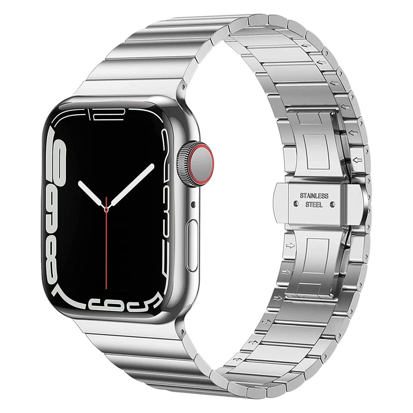 arktisband Apple Watch Edelstahl Gliederarmband