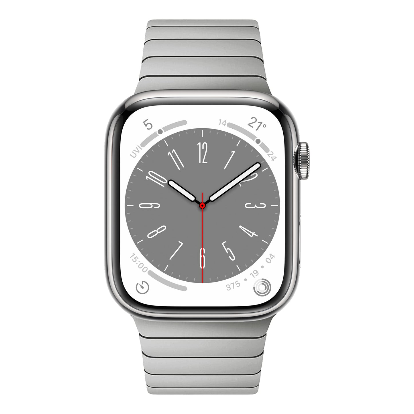arktisband Apple Watch Edelstahl Gliederarmband