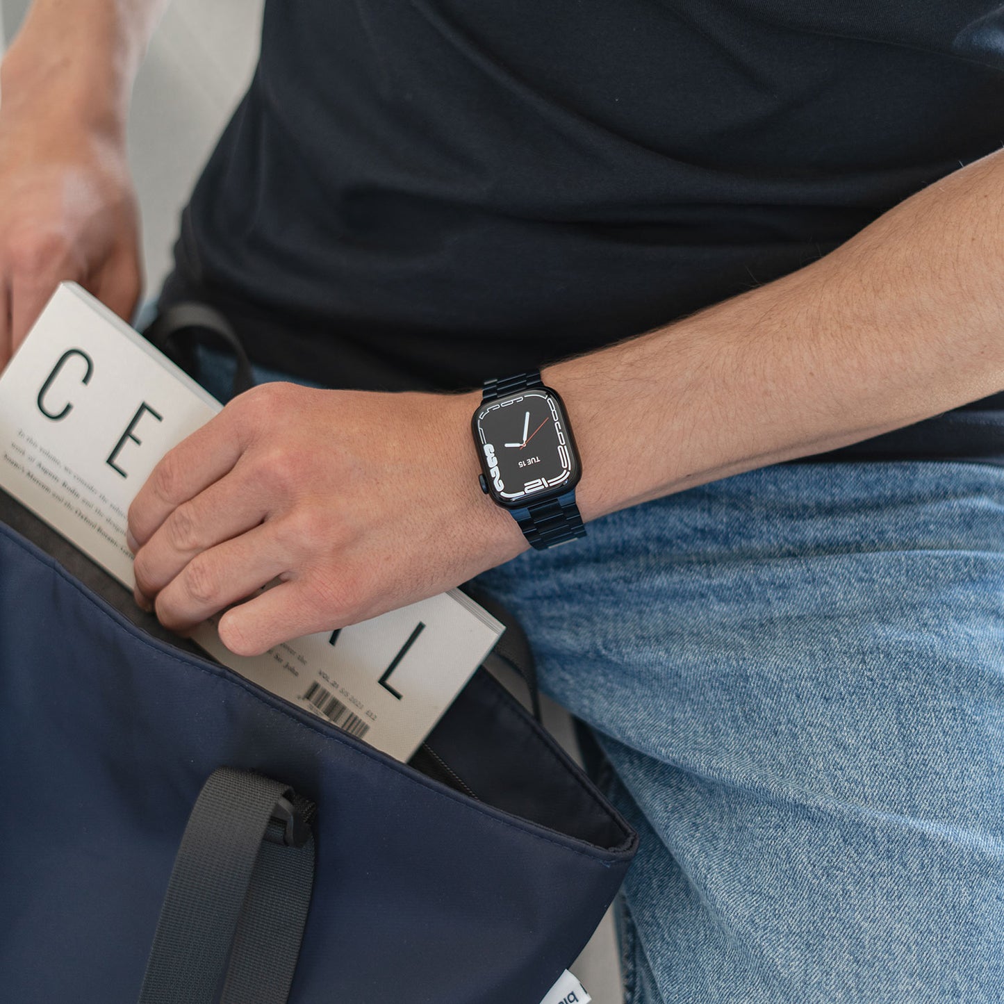 Apple Watch Edelstahl Gliederarmband SLIM EDITION