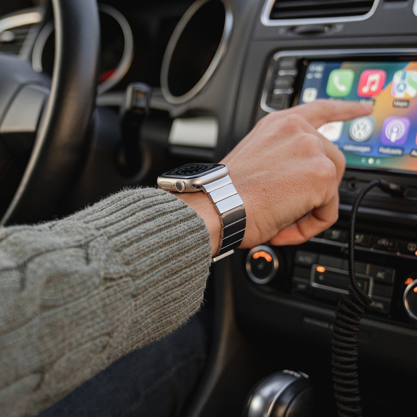 Aviato Apple Watch magnetisches Edelstahlarmband APOLLO