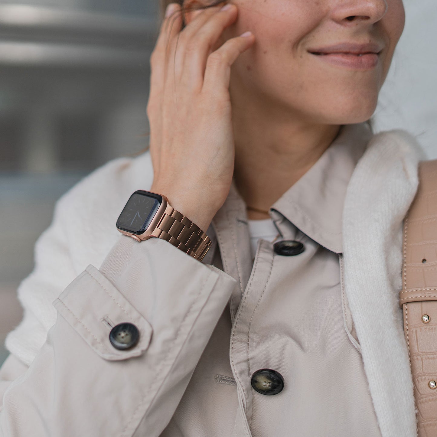 Apple Watch Edelstahl Gliederarmband SLIM EDITION