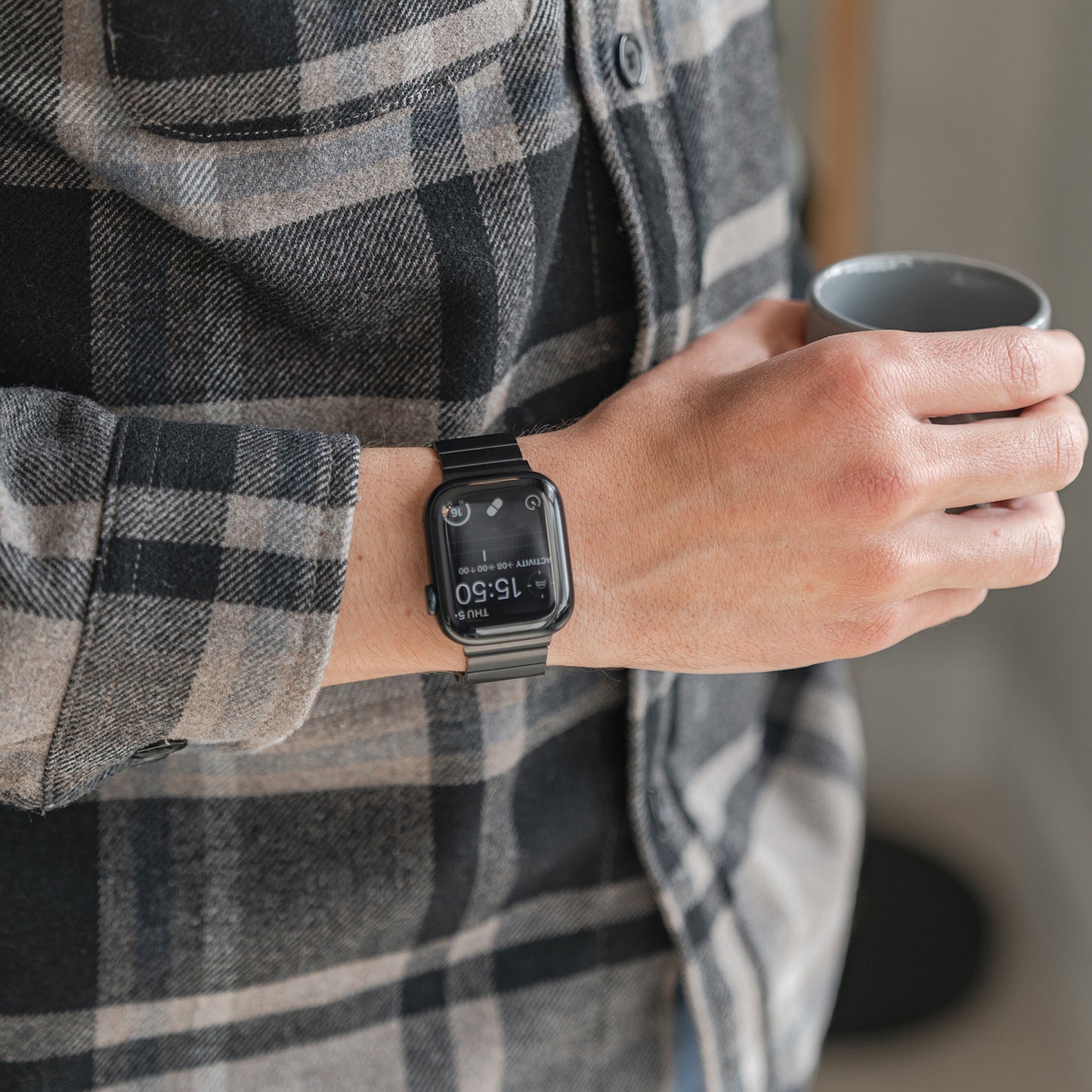 Aviato Apple Watch magnetisches Edelstahlarmband APOLLO
