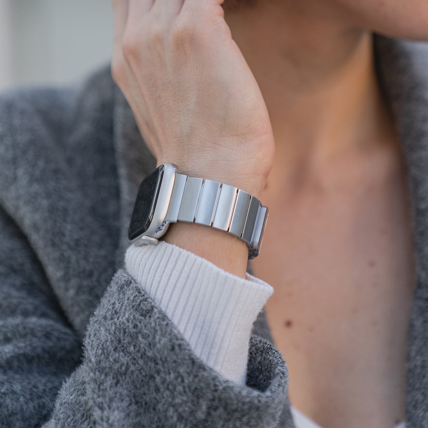 Aviato Apple Watch magnetisches Edelstahlarmband APOLLO