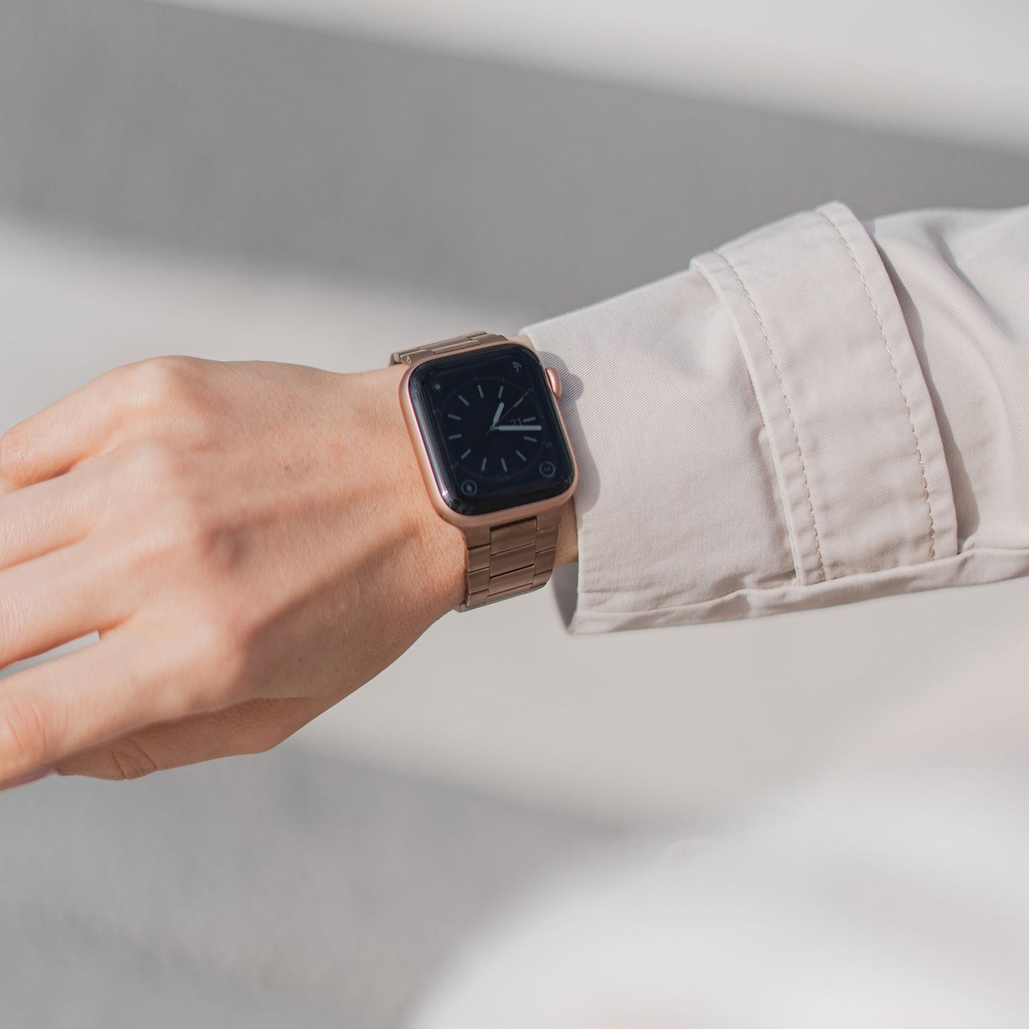 Apple Watch Edelstahl Gliederarmband SLIM EDITION